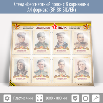 ����� ������������ ���� � 8 ��������� �4 ������� (BP-8K-SILVER)