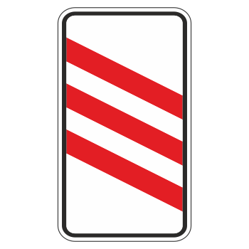 Дорожный знак 1.4.4 «Приближение к железнодорожному переезду» (металл 0,8 мм, III типоразмер: 450х900 мм, С/О пленка: тип В алмазная)